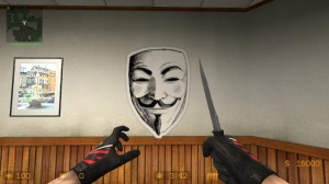 Create meme: spray, anonymous, spray