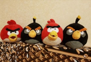 Создать мем: злые птички птица обнимашки, Злые птички, angry birds из фетра