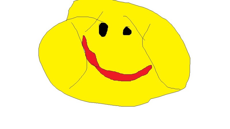 Создать мем: темнота, bfb yellow face, смайлик