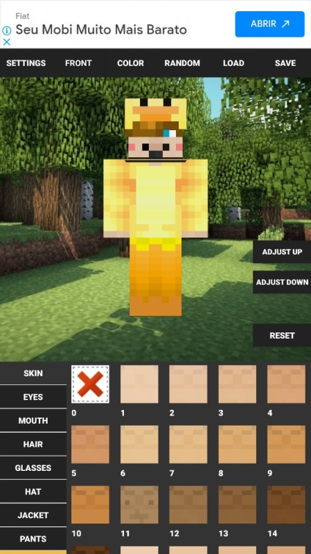 Create meme: custom skin creator skin, minecraft , minecraft app with mods