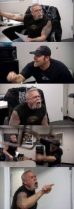 Создать мем: американ чоппер мем, american chopper, american chopper argument мем