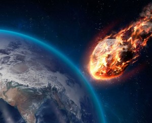 Создать мем: астероид, столкновение астероида с землей, конец света метеорит