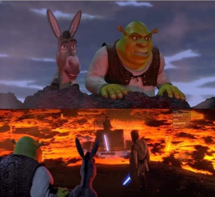 Create meme: Shrek , Shrek Shrek, donkey and shrek