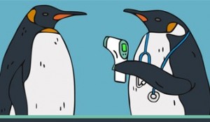 Создать мем: пингвин сбоку, пингвины в пути, пингвин комикс