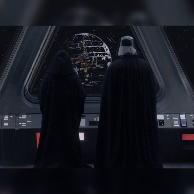 Create meme: Emperor Palpatine and Darth Vader, Palpatine and Vader, death star darth vader palpatine