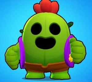 Create meme: Brawl Stars, spike the cactus, brawl stars