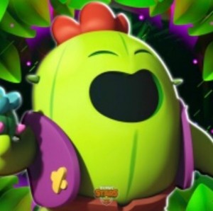 Create meme: brawl stars, brawl stars spike, the spike brawl