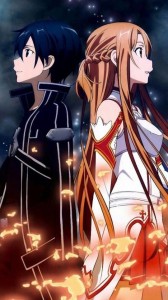 Create meme: kirito asuna