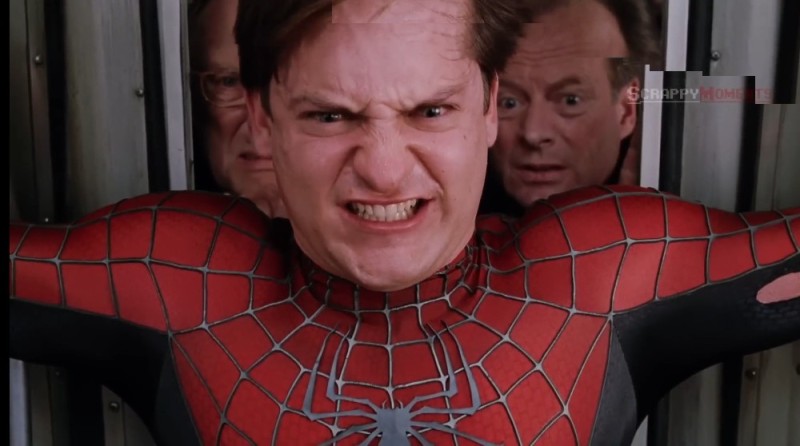 Create meme: spiderman tom holland, spider-man 2, Tobey Maguire 