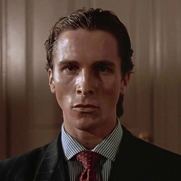 Создать мем: american psycho 1, patrick bateman american psycho, бейл кристиан