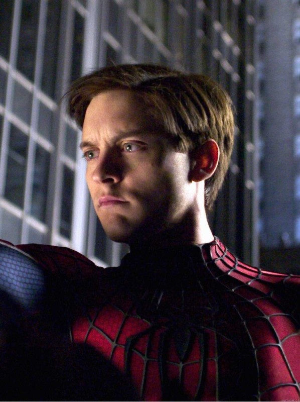 Create meme: spider tobey maguire, spider-man peter Parker, Tobey Maguire 
