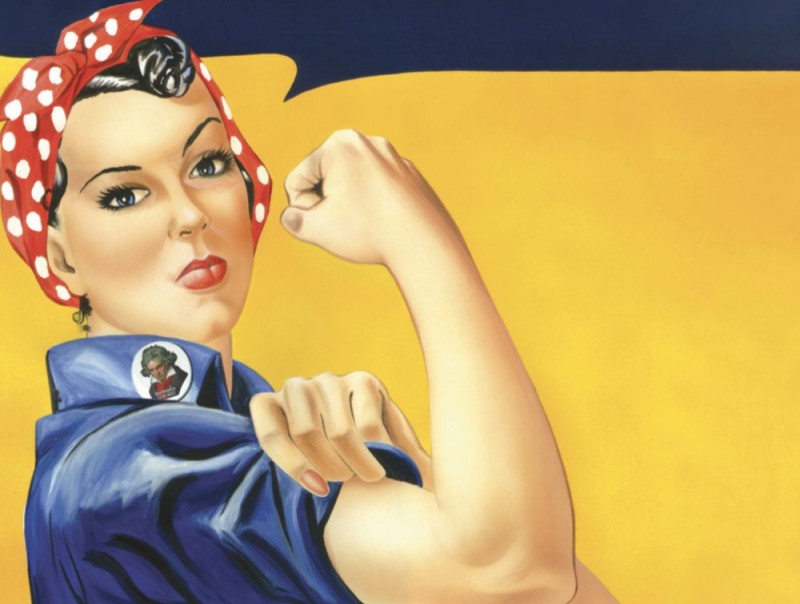Create meme: cleansize Rosie poster, feminism posters are American, American posters