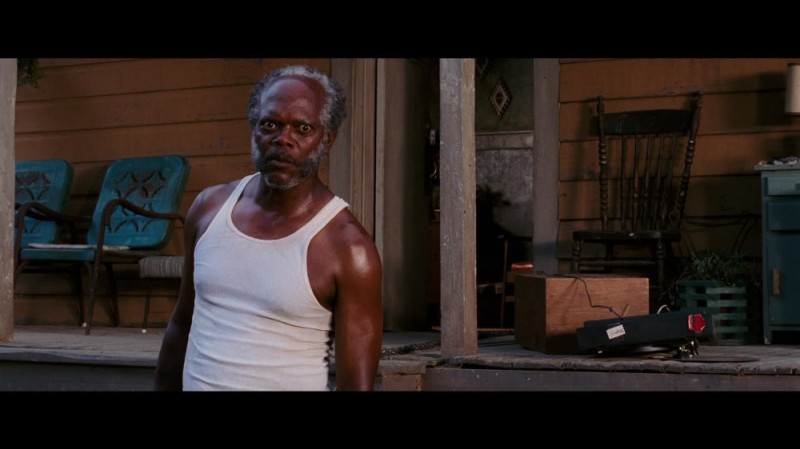 Create meme: the moan of the black snake, Samuel L. Jackson, black snake