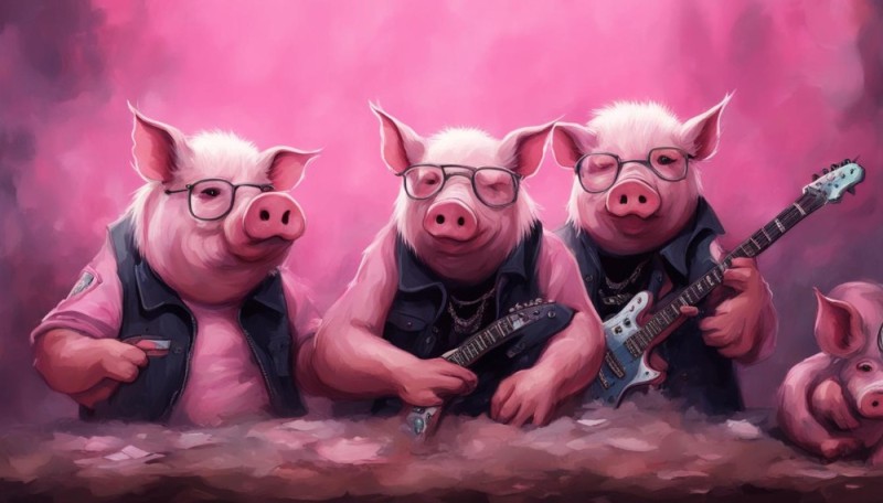 Create meme: pig , the boar and the pig, pig 