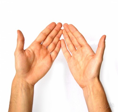 Создать мем: пальцы, две ладони, рука человека