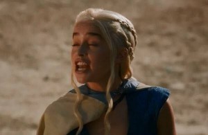 Create meme: a funny picture of khaleesi, daenerys Targaryen meme, daenerys meme