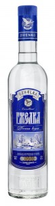Create meme: vodka Gzhelka soft, Gzhelka vodka label, vodka Gzhelka