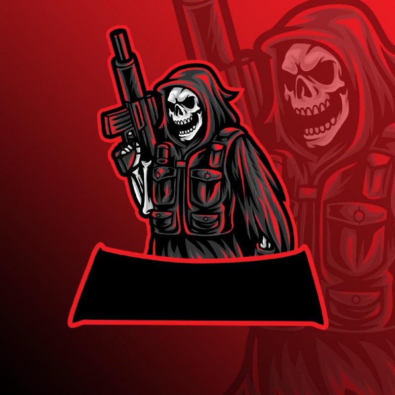 Create meme: logo for the reaper, darkness, ready-made logos of shooter games