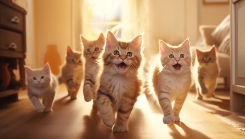 Create meme: adorable kittens, cat , cat 