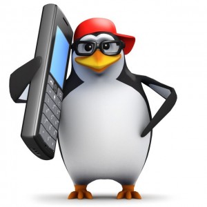 Create meme: meme penguin with the phone is empty, the penguin is calling, penguin with phone meme
