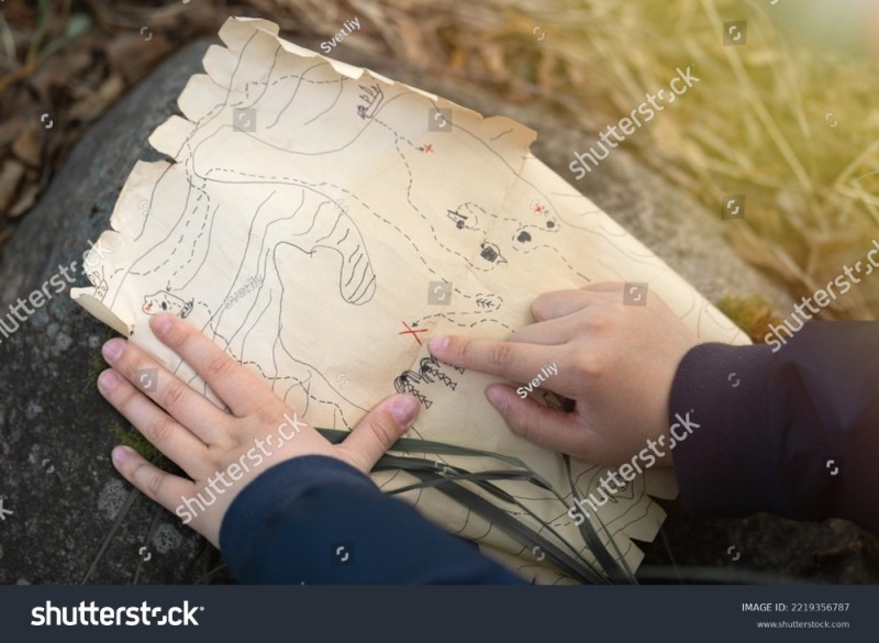Create meme: figure , the man with the treasure map, treasure map
