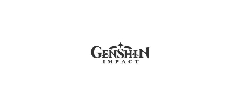 Создать мем: логотип геншин импакт, genshin impact logo, лого геншин