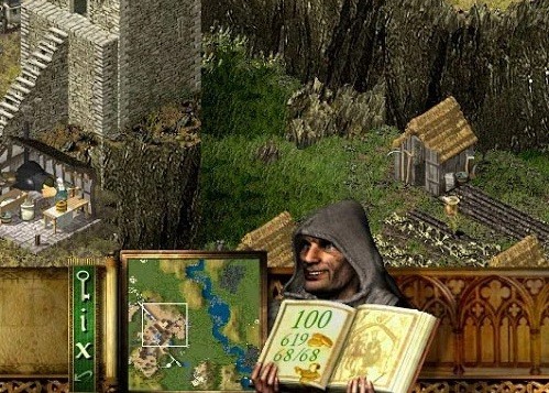 Create meme: stronghold game, stronghold game, the Treasury empty my Lord stronghold