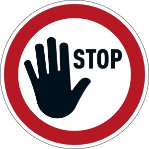 Create meme: stop, arm, a stop sign