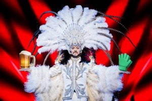 Create meme: Kirkorov king, Filipp Kirkorov the show I, Philip in feathers