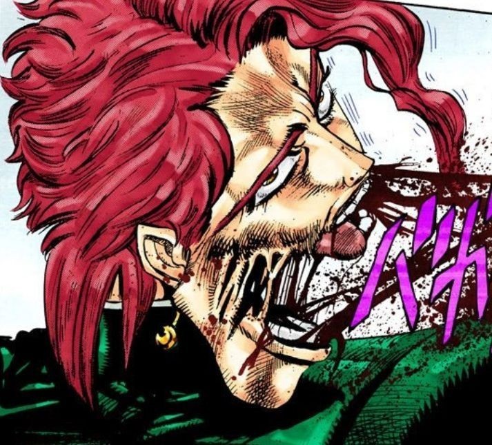 Create meme: kakyoin , shiza jojo manga, kakyoin noriaki 