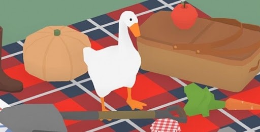 Create meme: goose of game untitled goose, untitled goose game, The untitled goose game