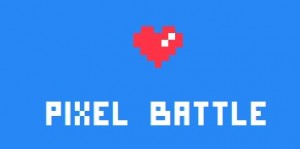 Создать мем: pixel, pixel battle, логотип