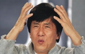 Create meme: Jackie Chan grabs his head, Chan, people