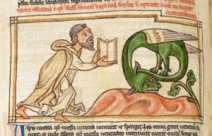 Create meme: bestiary of the middle ages Aspid, medieval bestiary