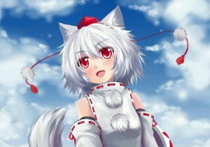 Создать мем: картинки touhou inubashiri momiji, inubashiri momiji art, inubashiri momiji wallpaper