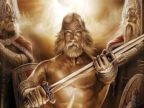 Создать мем: бог перун, славянские боги игорь ожиганов, славянские боги сварог