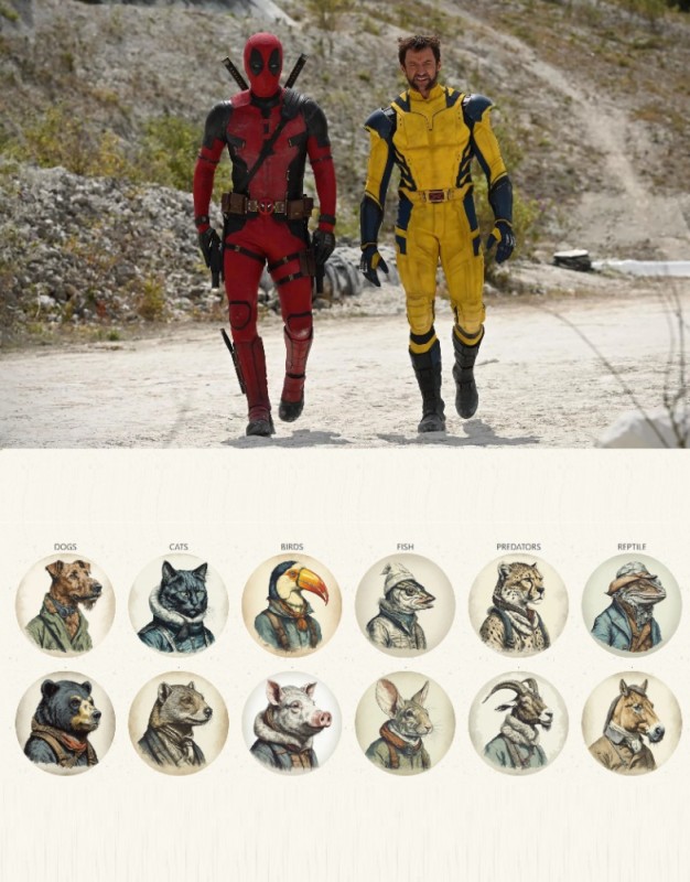Create meme: Deadpool and the Wolverine movie, deadpool and Wolverine, Deadpool 3 Wolverine