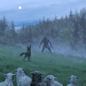 Создать мем: якуб розальски волки, якуб розальски werewolf, jakub rozalski