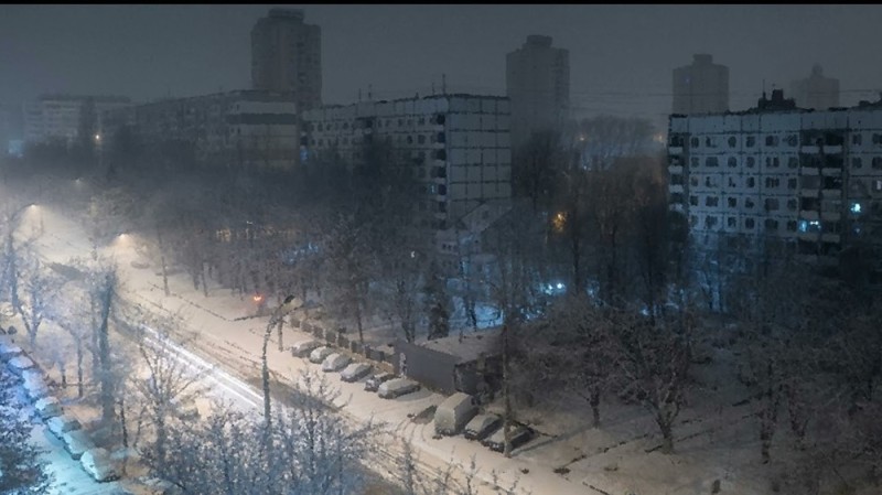 Create meme: the city , winter , Moscow 
