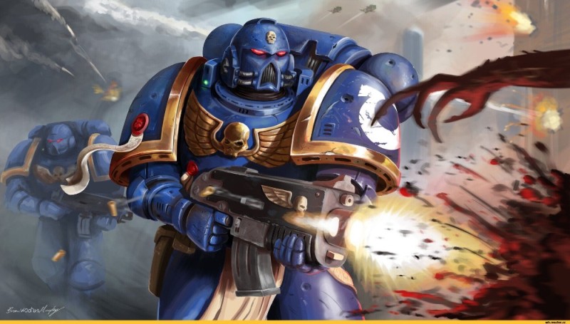 Create meme: ultramarines warhammer 40,000, ultramarine warhammer, Warhammer 40,000 remote control