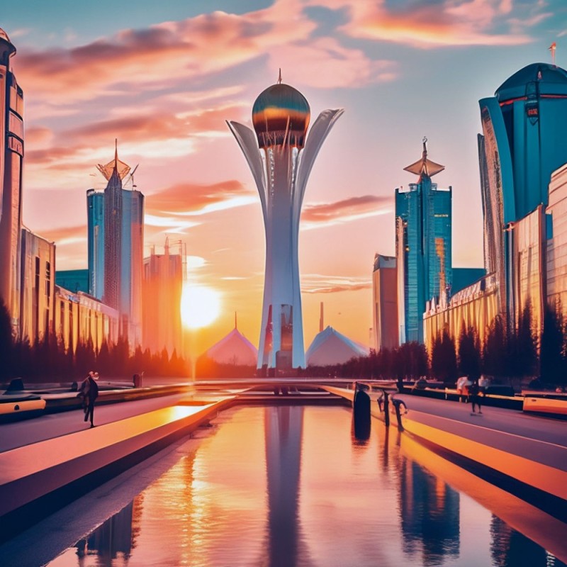 Create meme: astana, the city , Kazakhstan nur Sultan city