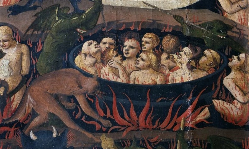 Создать мем: фра анджелико страшный суд 1431, картины эпохи ренессанса, ганс мемлинг мучение грешников в аду