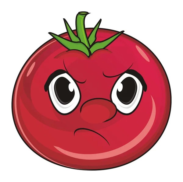 Create meme: tomato cartoon, tomato with eyes, sad tomato