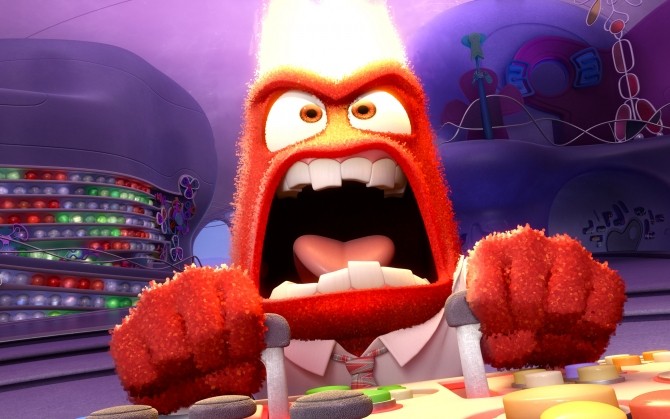 Создать мем: гнев, головоломка мультфильм 2015 гнев, головоломка гнев