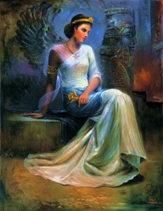 Создать мем: персидская царица парисатида, царица амитис, персидская принцесса живопись