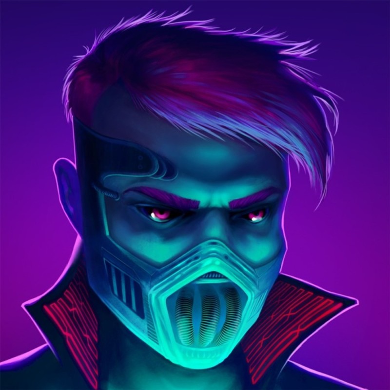 Create meme: cyberpunk 2077 neon mask, avatar for cs 184 by 184, top avatars for ps4