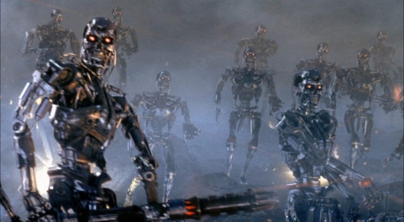 Создать мем: восстание роботов, терминатор восстание машин, terminator