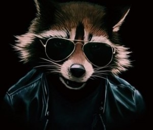 Create meme: raccoon avu abstraction, raccoon with goggles, raccoon art