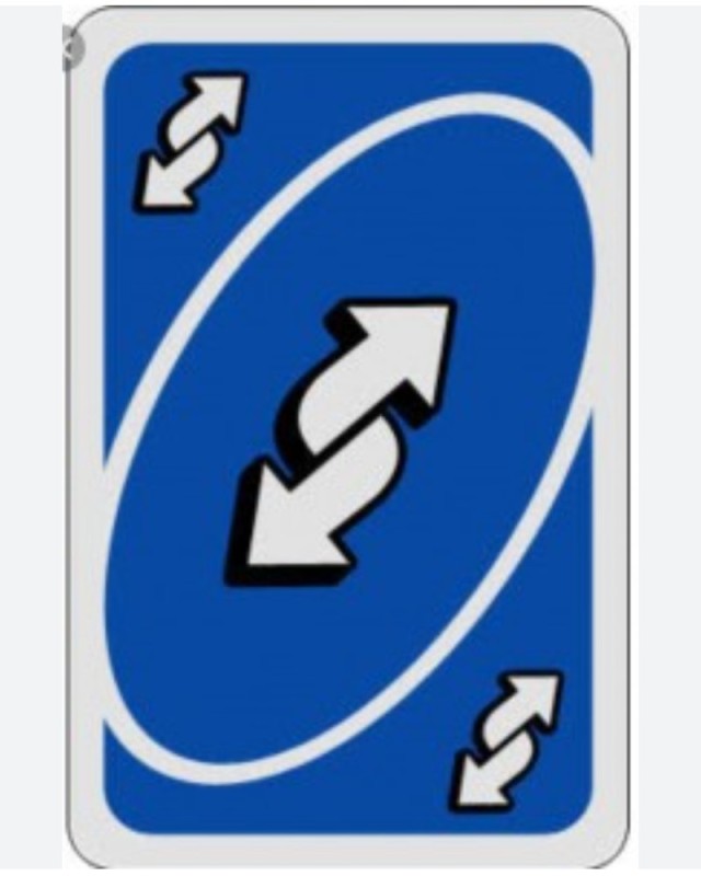 Create meme: card UNO, card UNO reverse, UNO reverse