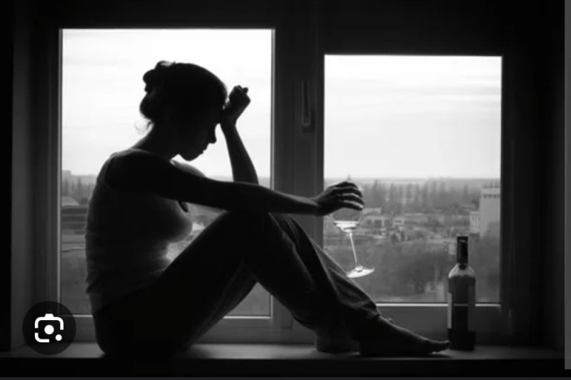 Create meme: loneliness , the silhouette is sitting on the windowsill, the girl on the windowsill